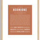 Hermione | Name Art Print