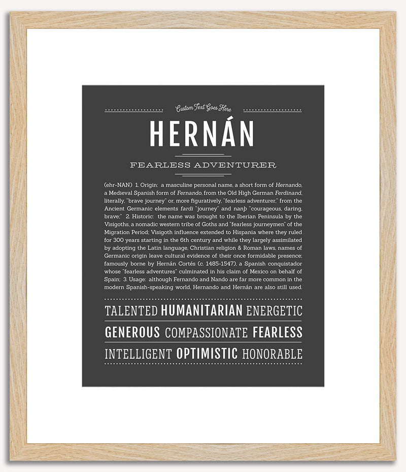 Hernan | Name Art Print