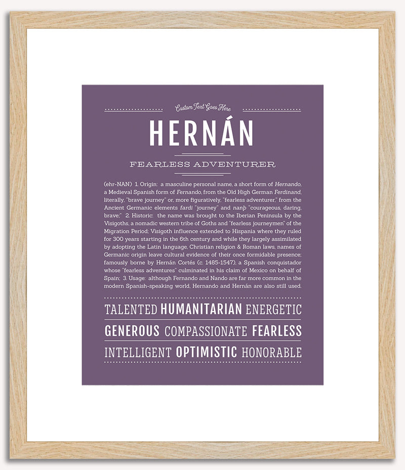 Hernan | Name Art Print