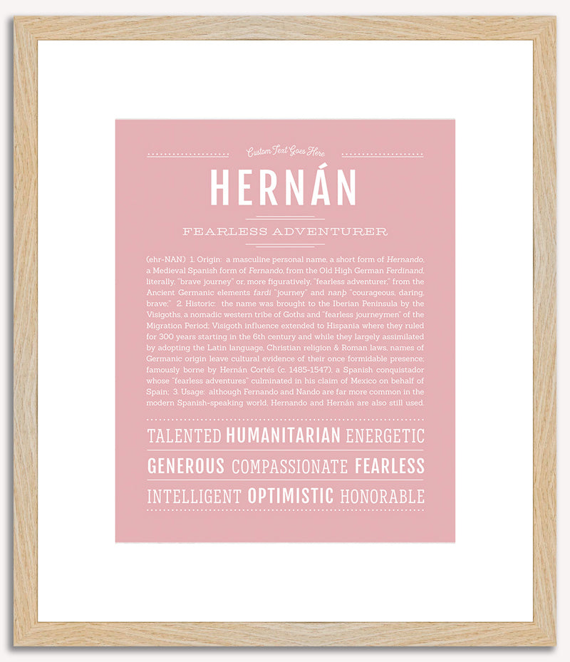 Hernan | Name Art Print