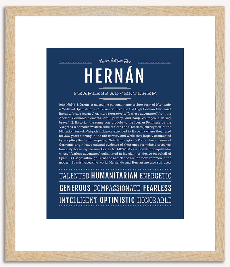 Hernan | Name Art Print