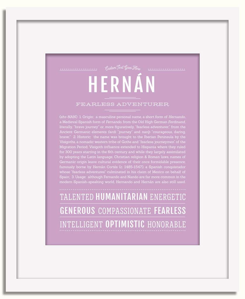 Frame Options | Lilac | White Frame, Matted