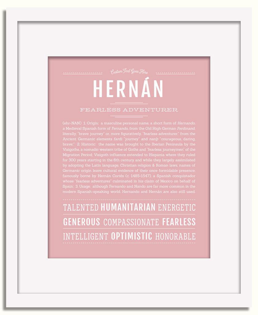 Frame Options | Dusty Rose | White Frame, Matted