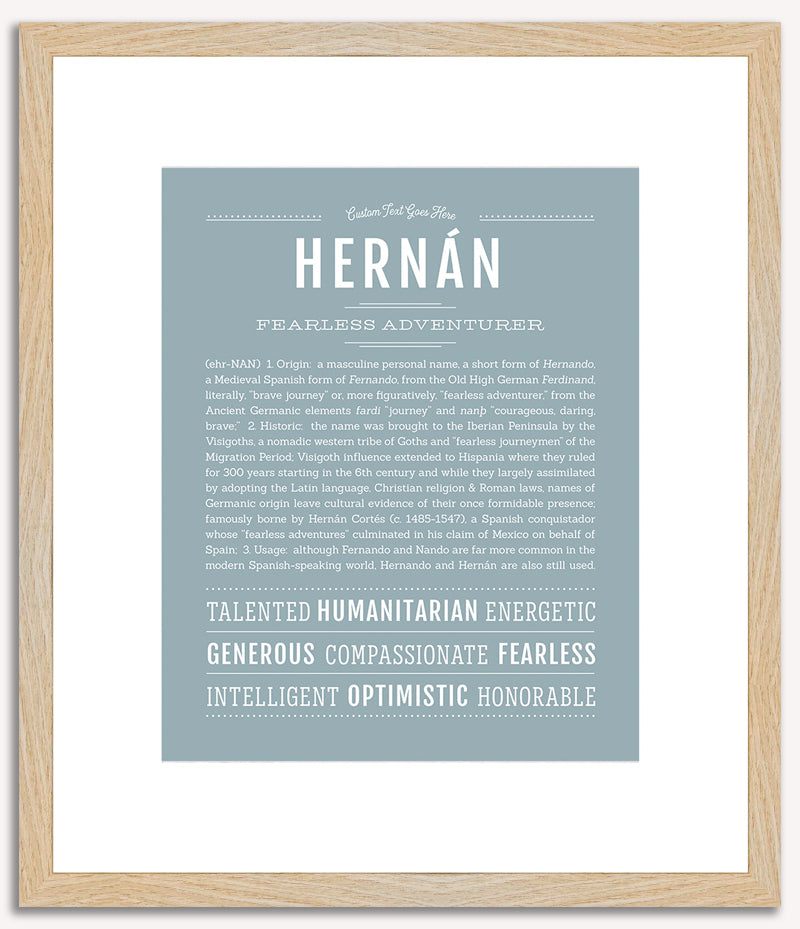 Hernan | Name Art Print