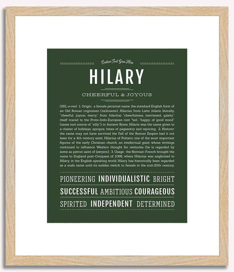 Hilary | Name Art Print