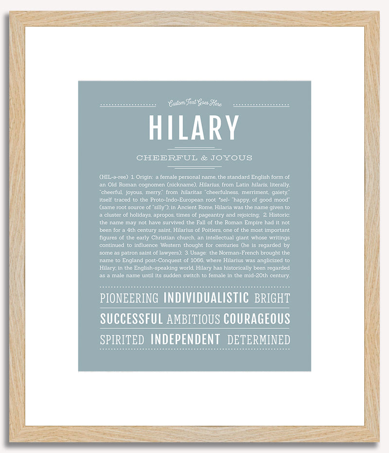 Hilary | Name Art Print