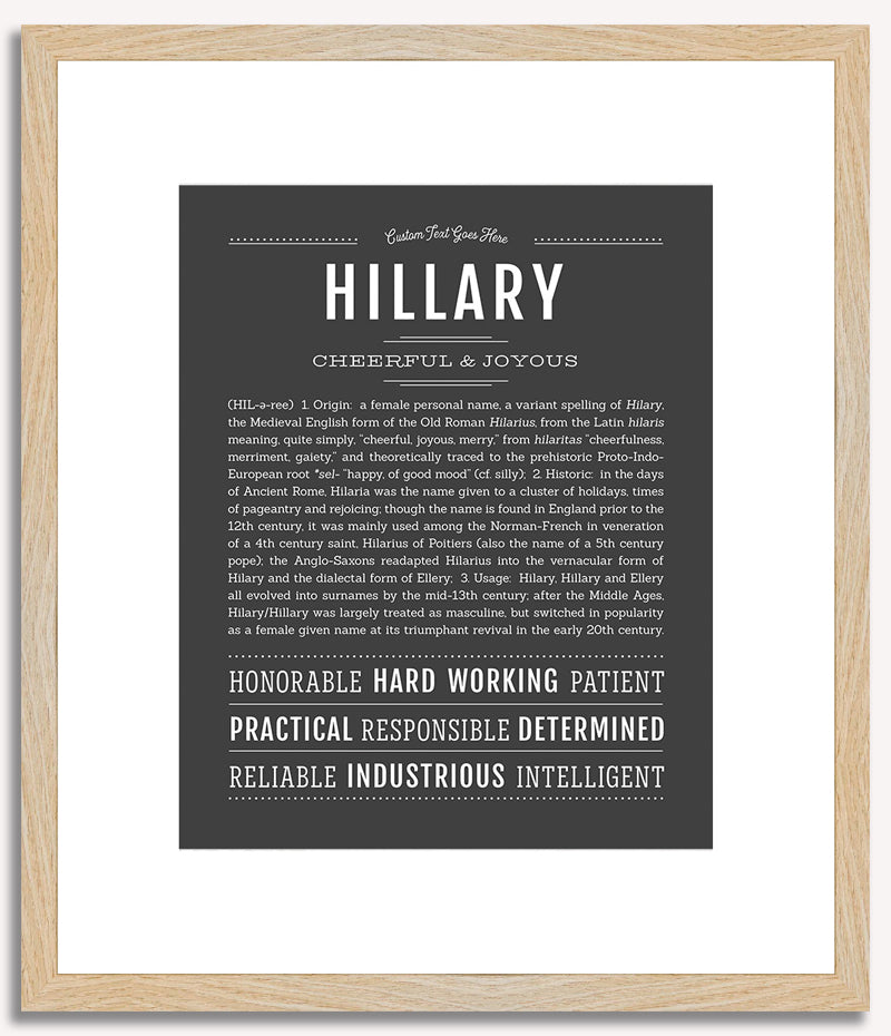 Hillary | Name Art Print