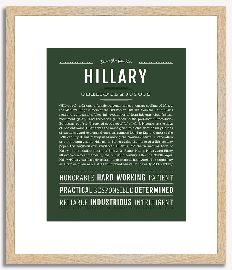 Hillary | Name Art Print