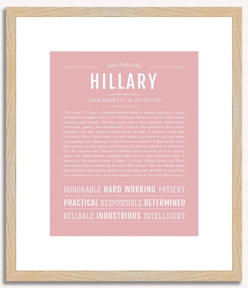 Hillary | Name Art Print