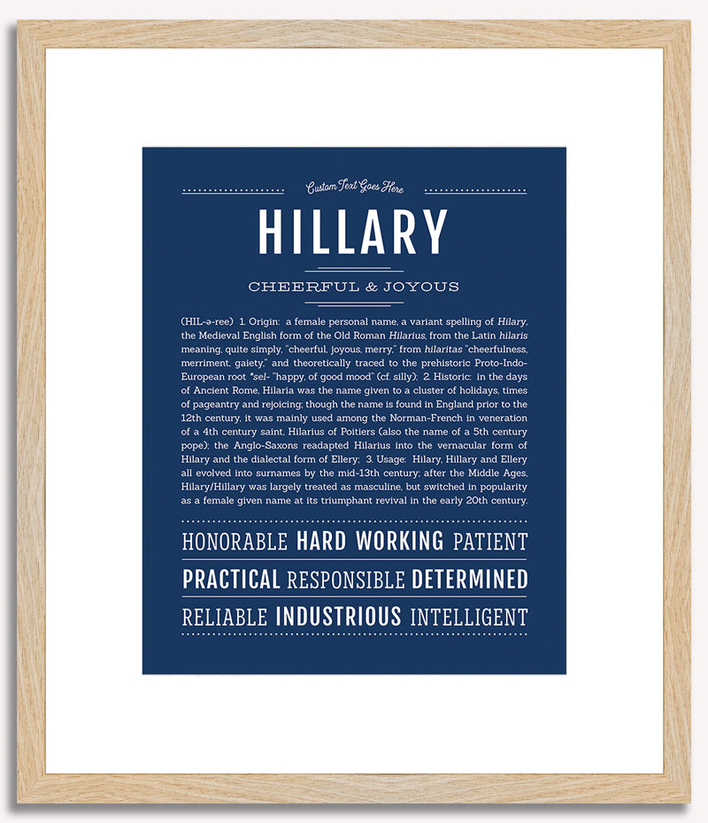 Hillary | Name Art Print