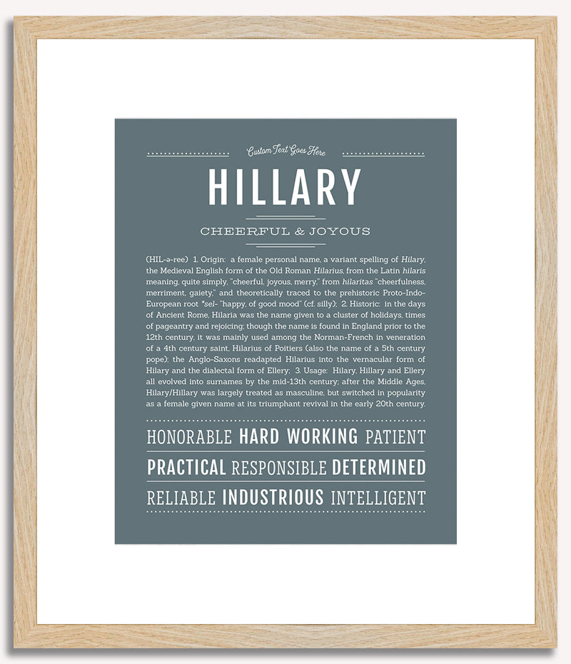 Hillary | Name Art Print