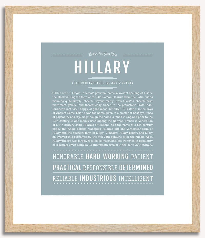 Hillary | Name Art Print