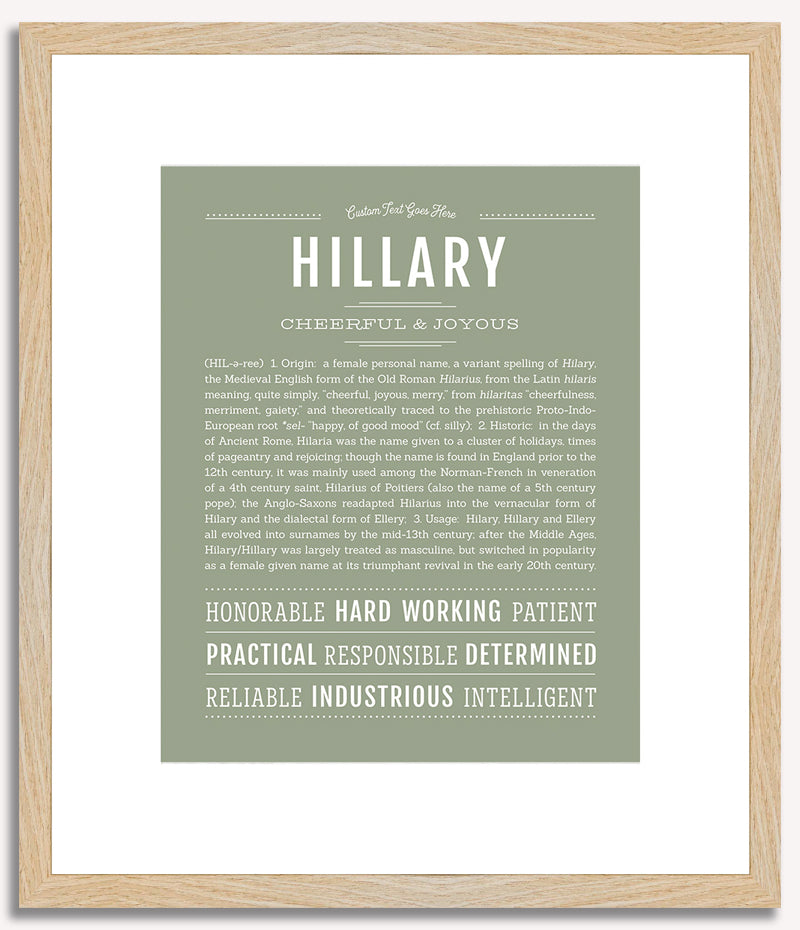 Hillary | Name Art Print