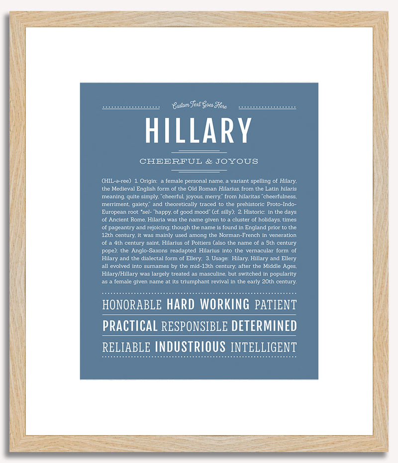 Hillary | Name Art Print