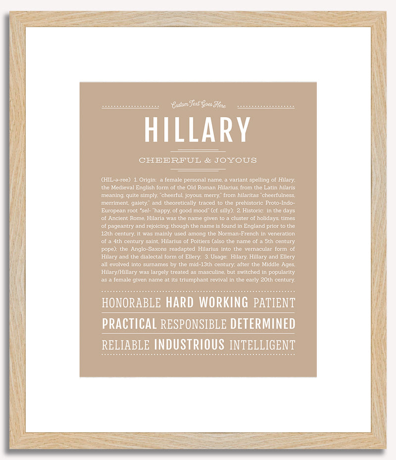 Hillary | Name Art Print