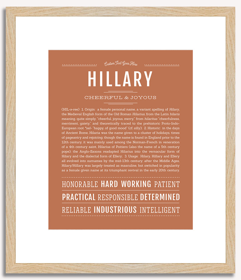 Hillary | Name Art Print