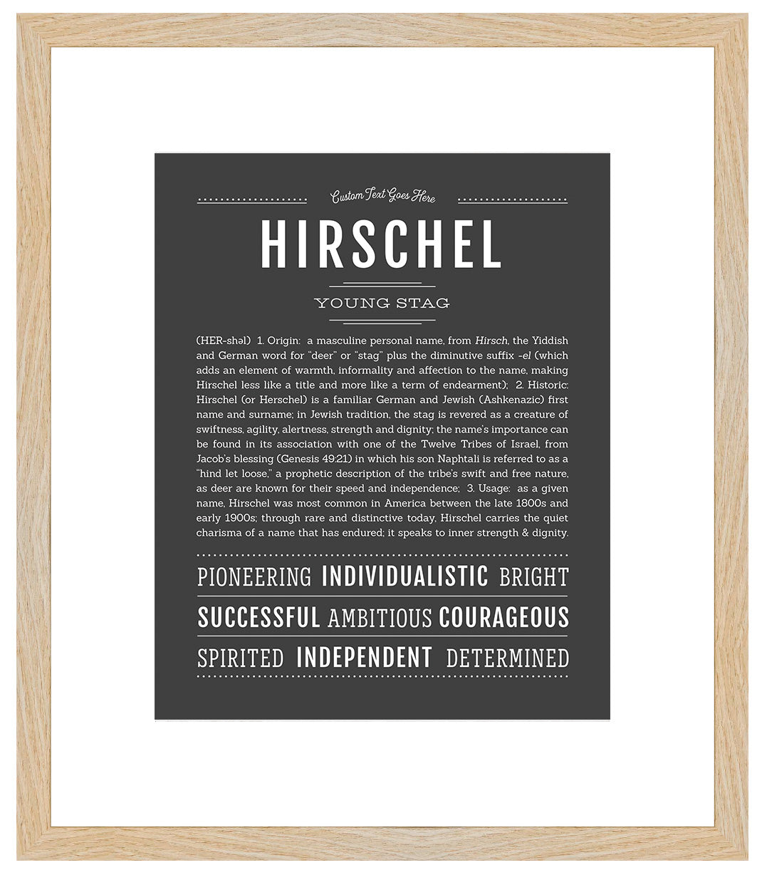 Frame Options | Charcoal Gray | Maple Frame, Matted