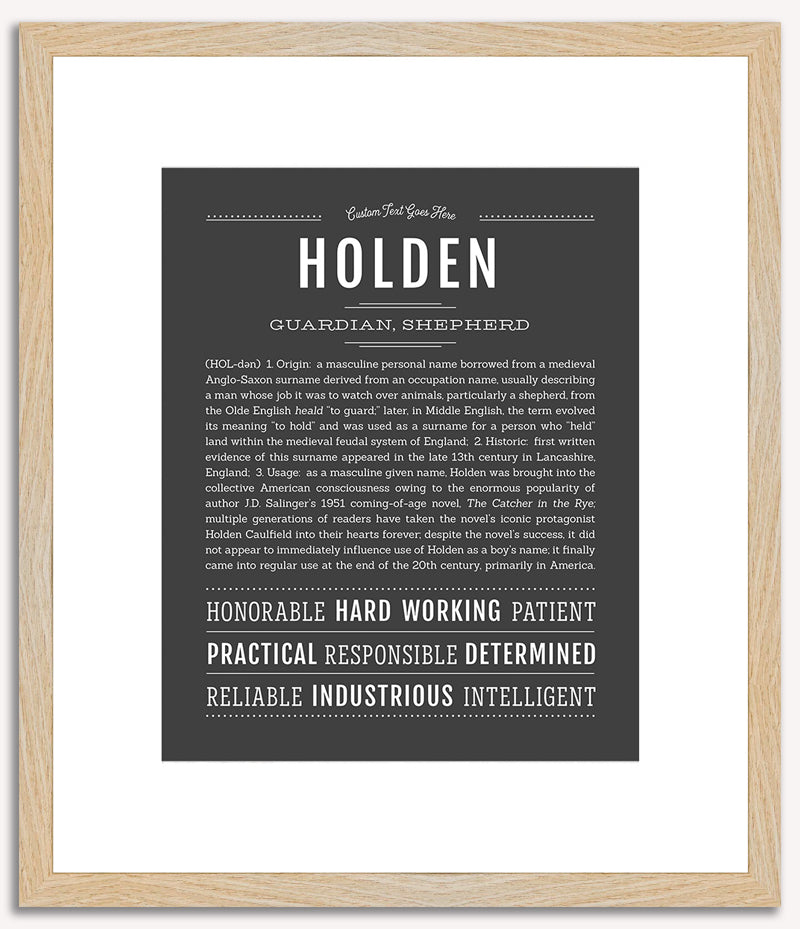 Holden | Name Art Print