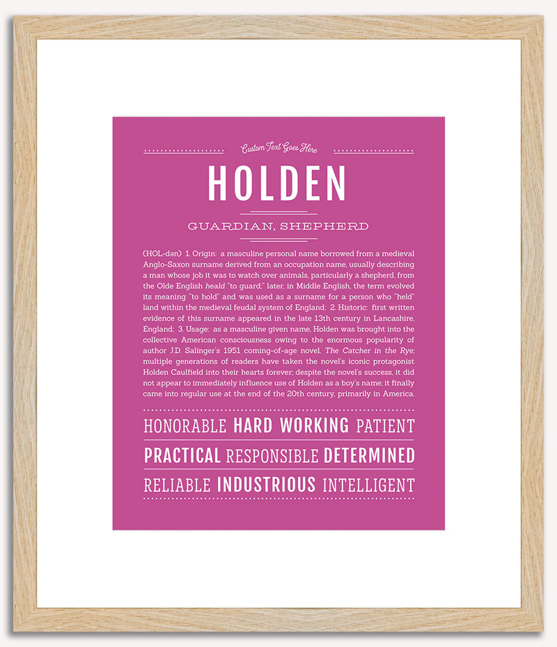 Holden | Name Art Print