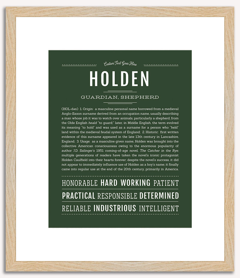 Holden | Name Art Print