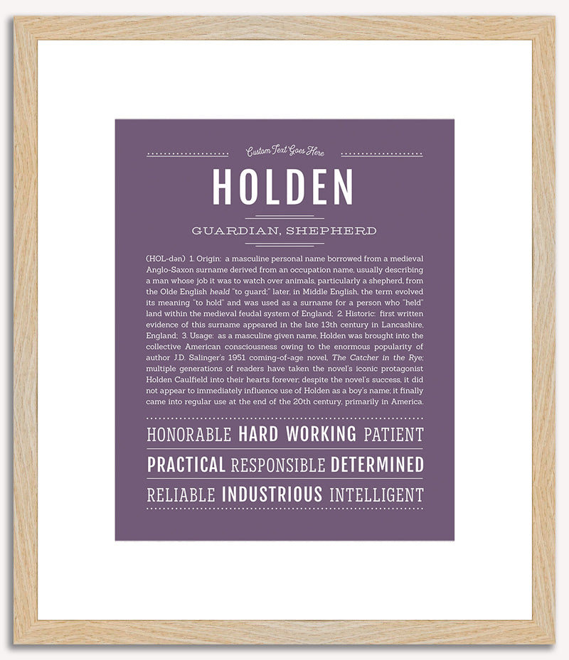 Holden | Name Art Print