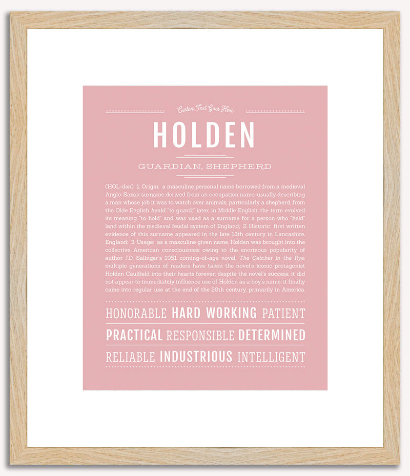 Holden | Name Art Print