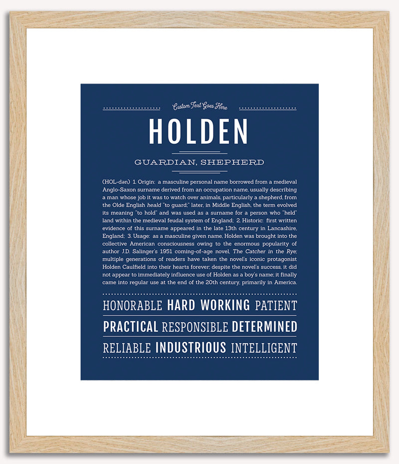 Holden | Name Art Print