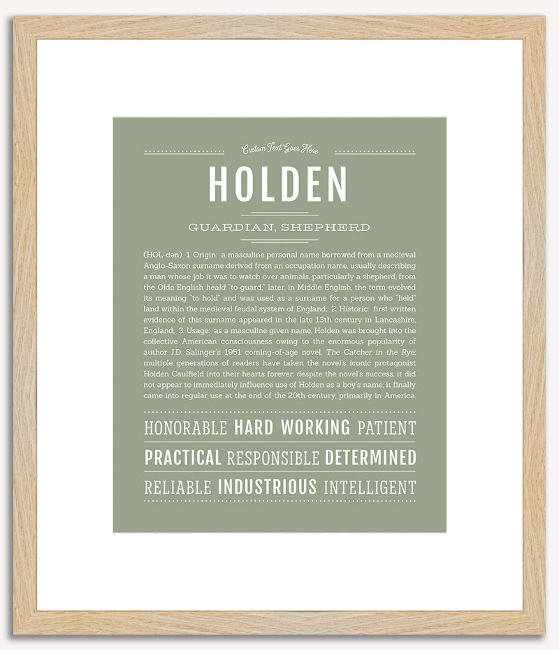 Holden | Name Art Print