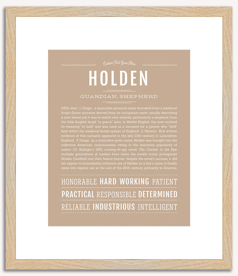 Holden | Name Art Print