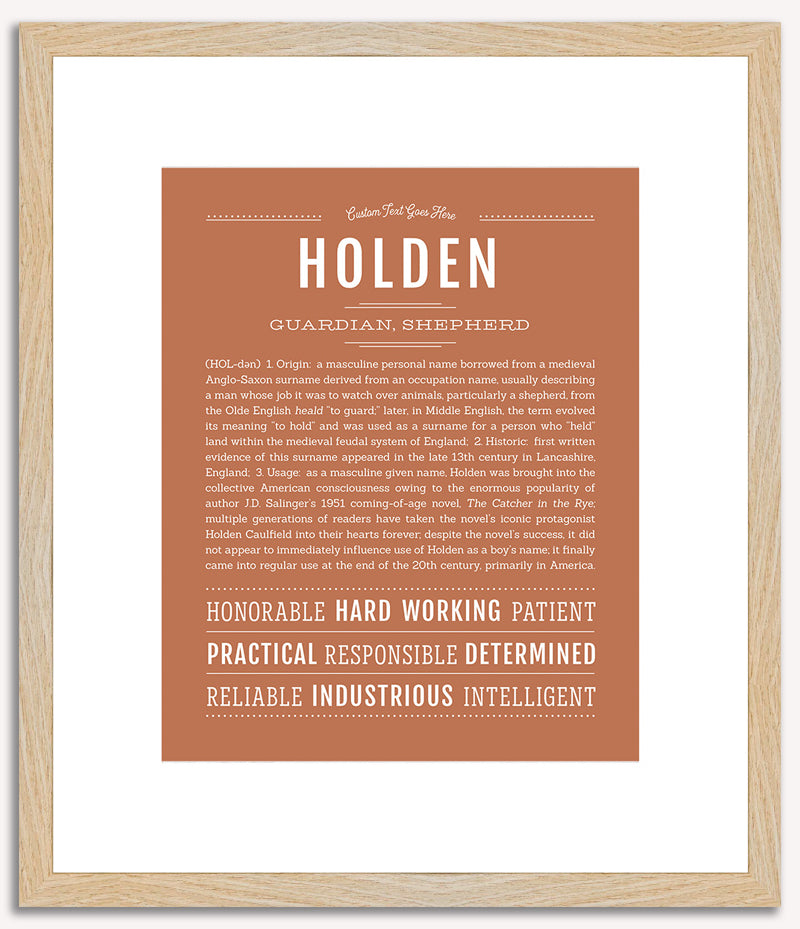 Holden | Name Art Print