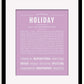 Frame Options | Lilac | Black Frame, Matted