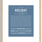 Holiday | Name Art Print