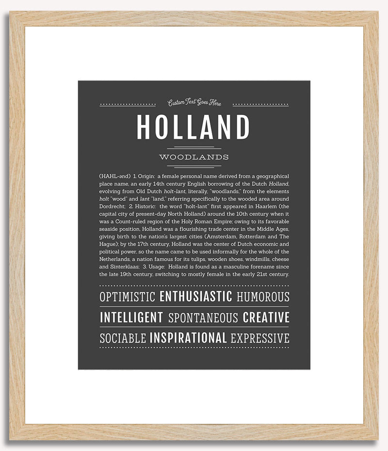 Holland | Name Art Print