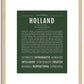 Holland | Name Art Print