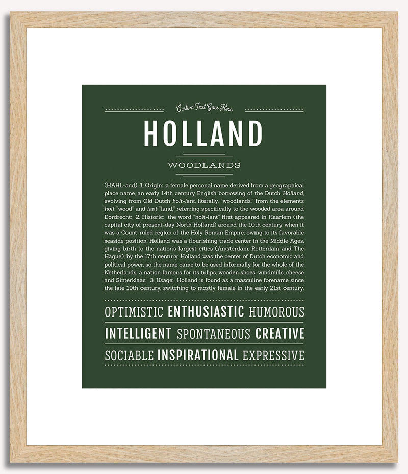 Holland | Name Art Print