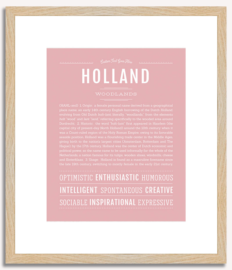 Holland | Name Art Print