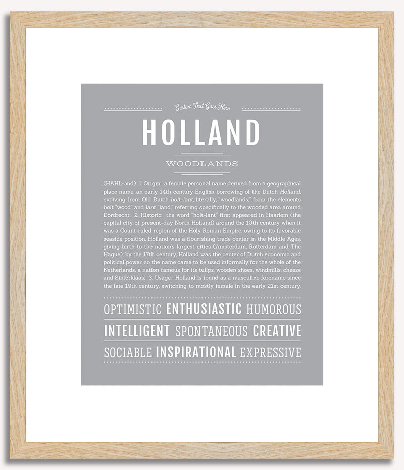 Holland | Name Art Print