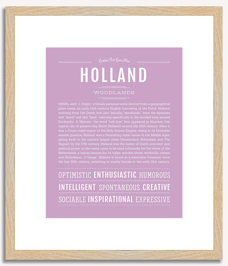 Holland | Name Art Print