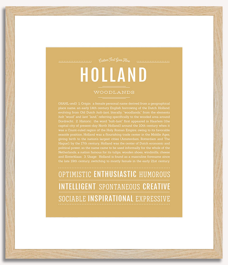 Holland | Name Art Print