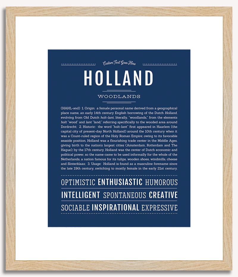 Holland | Name Art Print