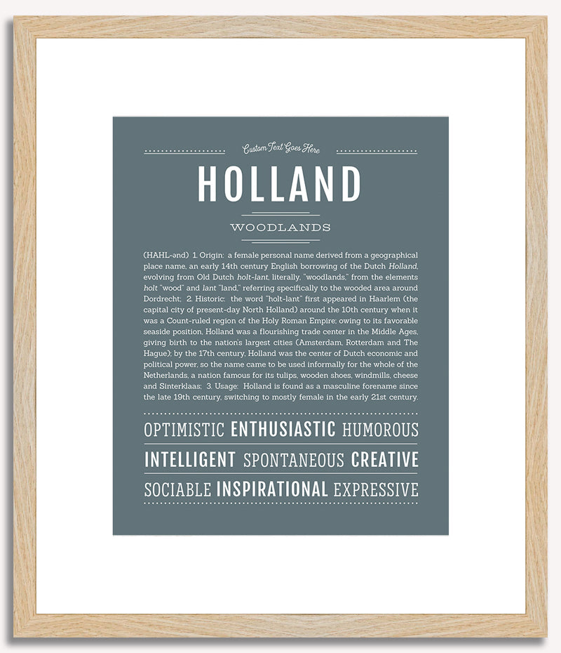 Holland | Name Art Print