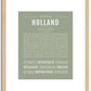 Holland | Name Art Print