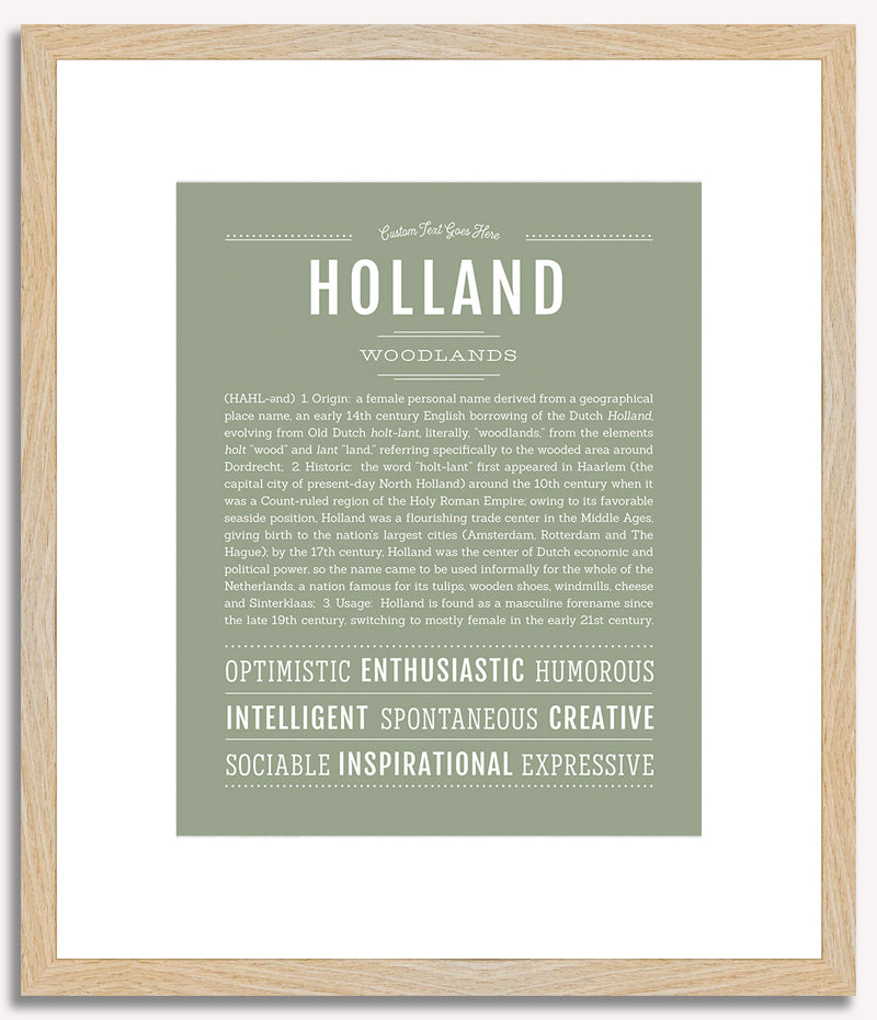 Holland | Name Art Print