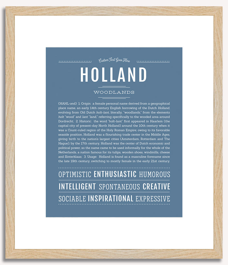 Holland | Name Art Print