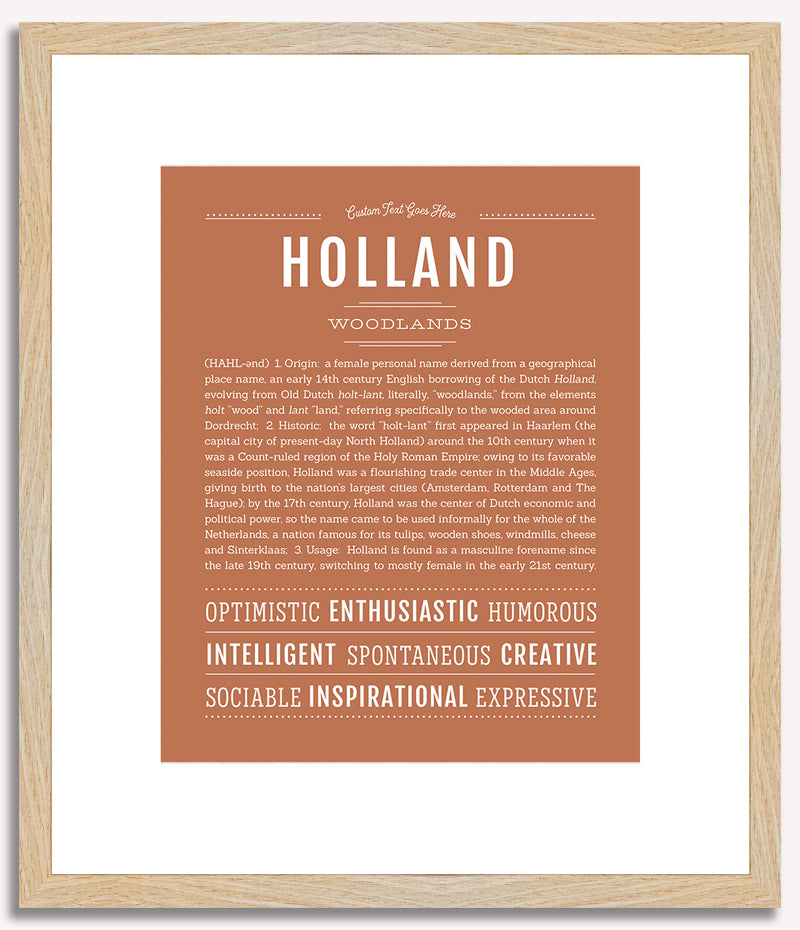 Holland | Name Art Print