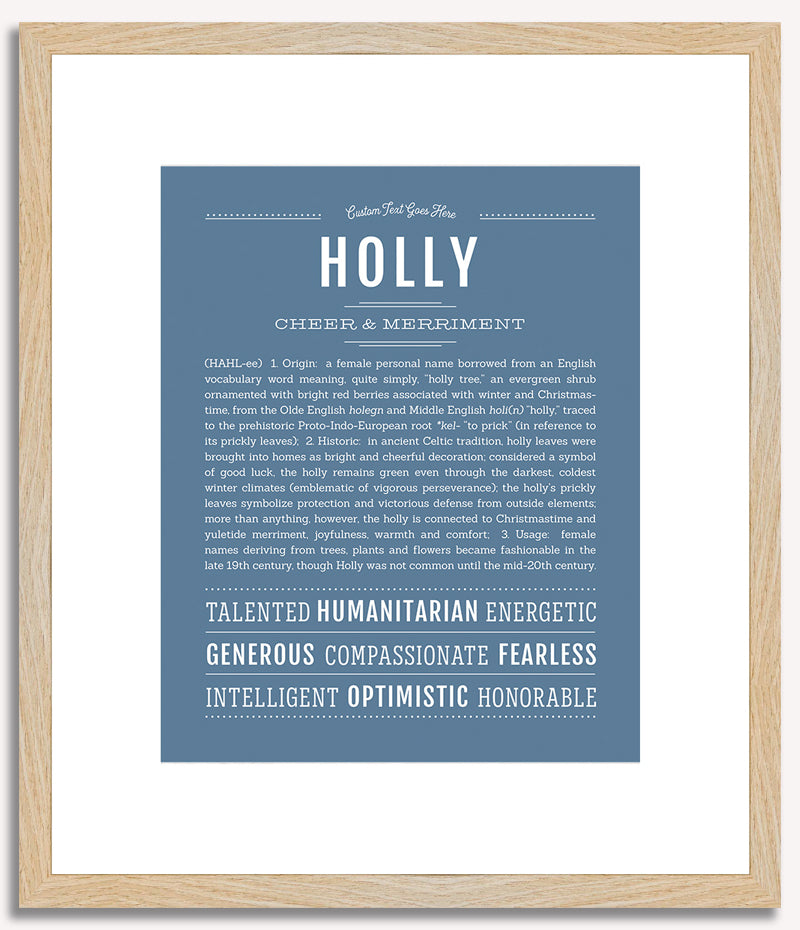 Holly | Name Art Print