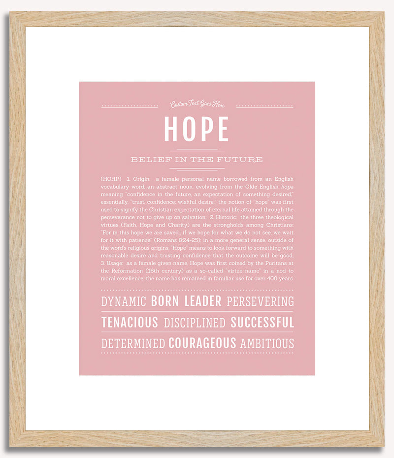 Hope | Name Art Print