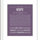 Frame Options | Deep Purple | White Frame, Matted