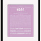 Frame Options | Lilac | Black Frame, Matted