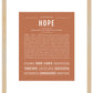 Hope | Name Art Print